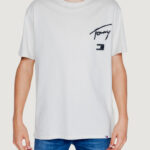 T-shirt Tommy Hilfiger Jeans tjm reg graffiti sig Beige chiaro - Foto 1