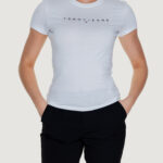 T-shirt Tommy Hilfiger Jeans tjw linear tee Bianco - Foto 1