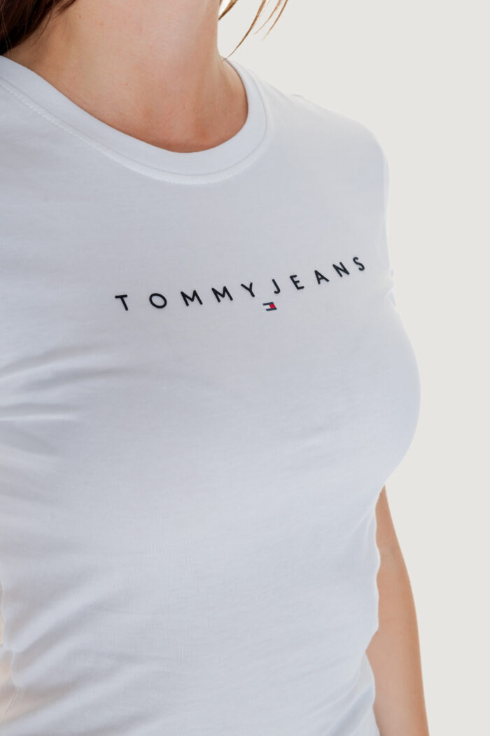 T-shirt Tommy Hilfiger Jeans tjw linear tee Bianco