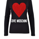 T-shirt manica lunga Love Moschino tshirt Nero - Foto 1