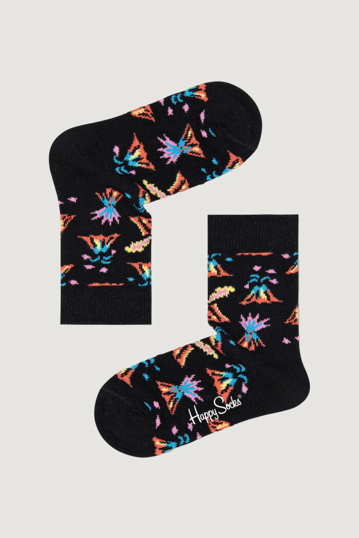 Calzini lunghi Happy Socks  Nero