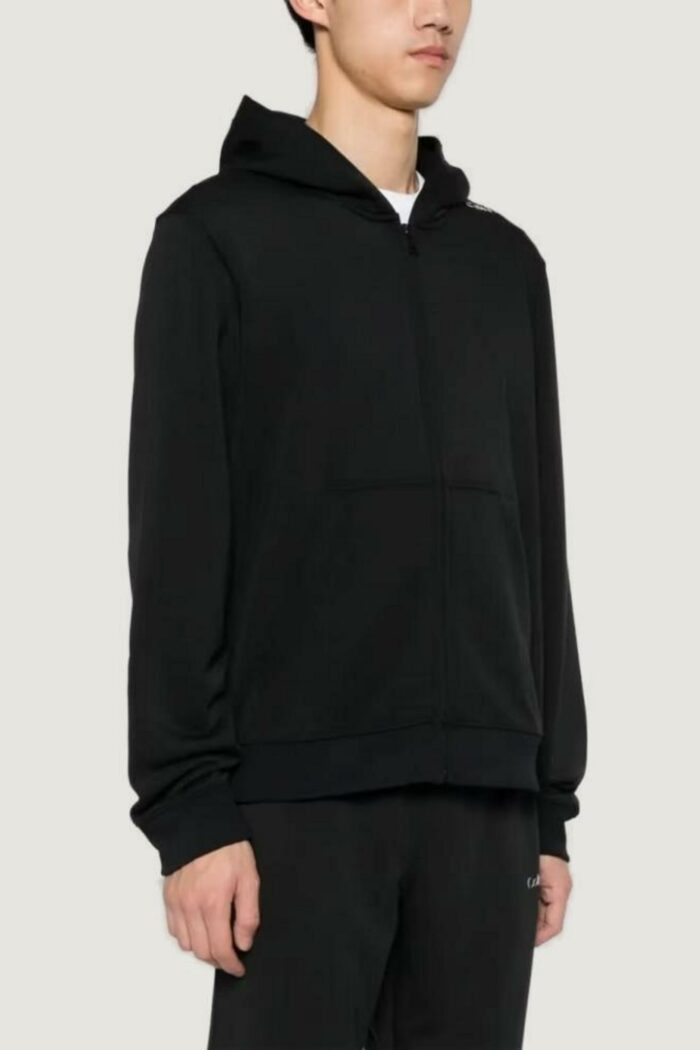 Felpa con cappuccio Calvin Klein Sport pw – full zip Nero