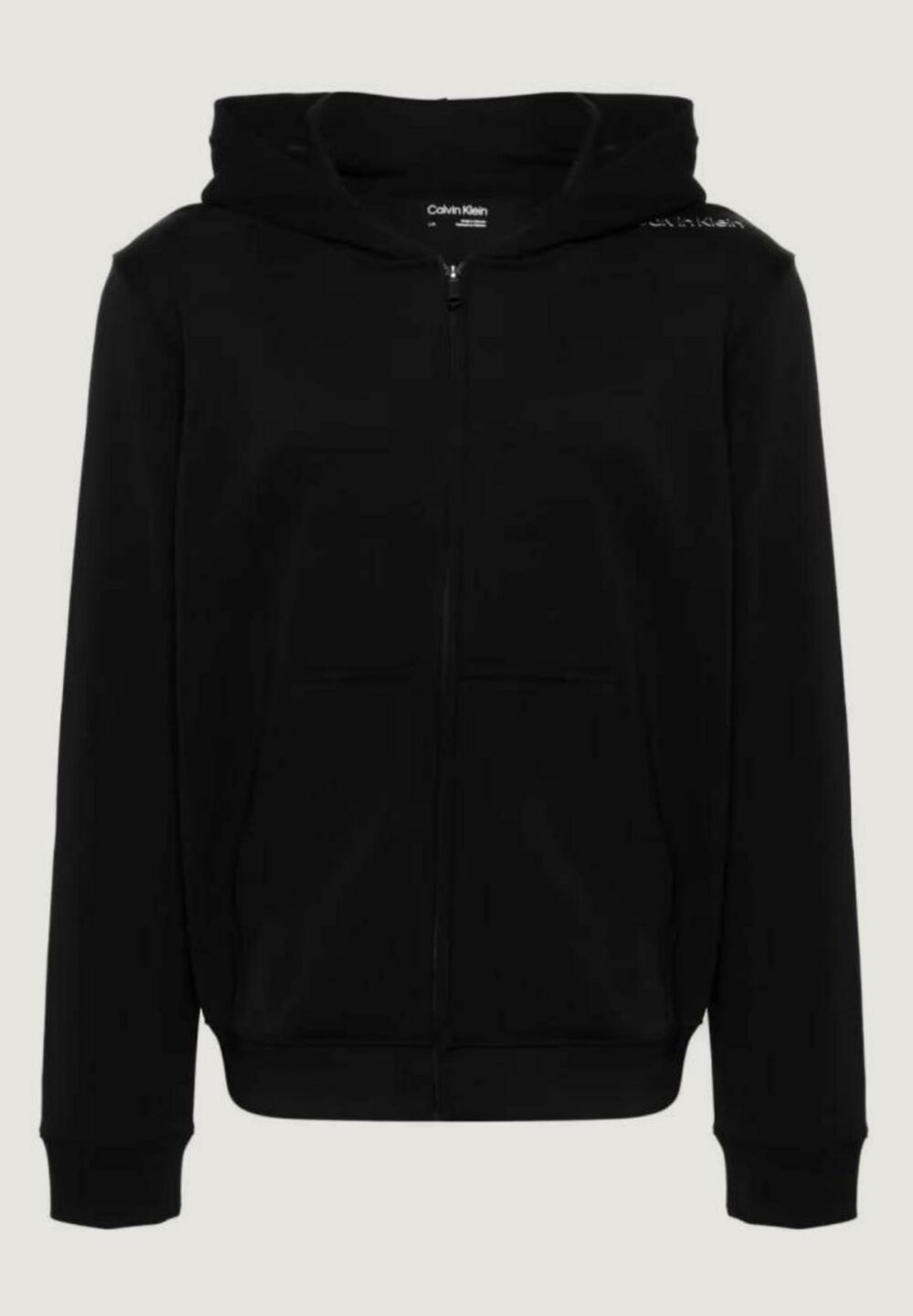 Felpa con cappuccio Calvin Klein Sport pw - full zip Nero - Foto 5