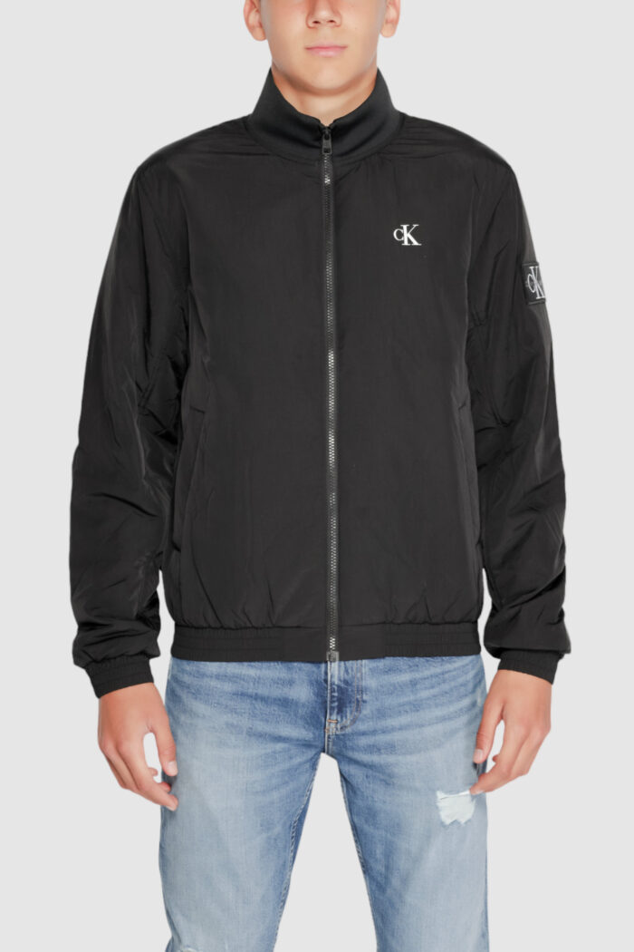 Giacchetto Calvin Klein Jeans padded harrington Nero