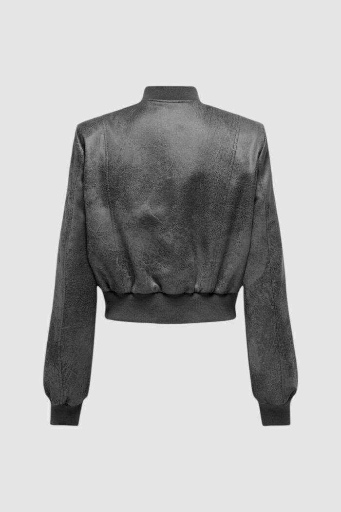 Giacchetto Only onlparis faux suede bomber otw Grigio