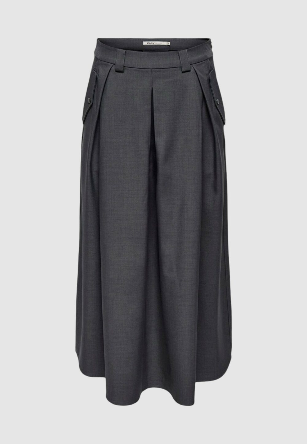 Gonna lunga Only onlginny hw mel wide long skirt pnt Grigio - Foto 1