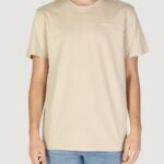 T-shirt Calvin Klein Jeans ck multibox tee Beige - Foto 1