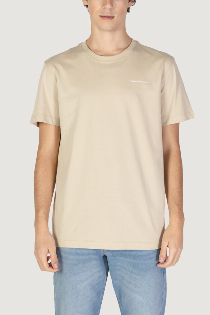 T-shirt Calvin Klein Jeans ck multibox tee Beige