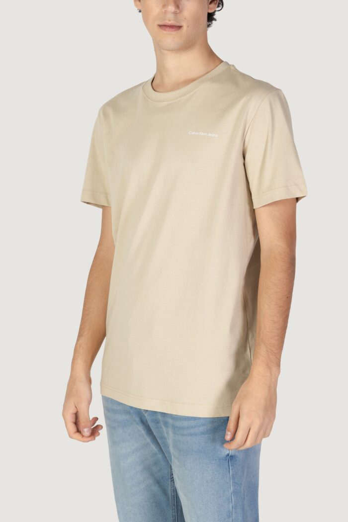 T-shirt Calvin Klein Jeans ck multibox tee Beige