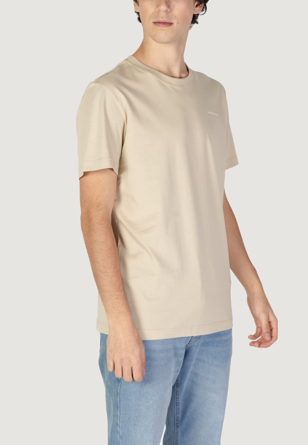 T-shirt Calvin Klein Jeans ck multibox tee Beige - Foto 4