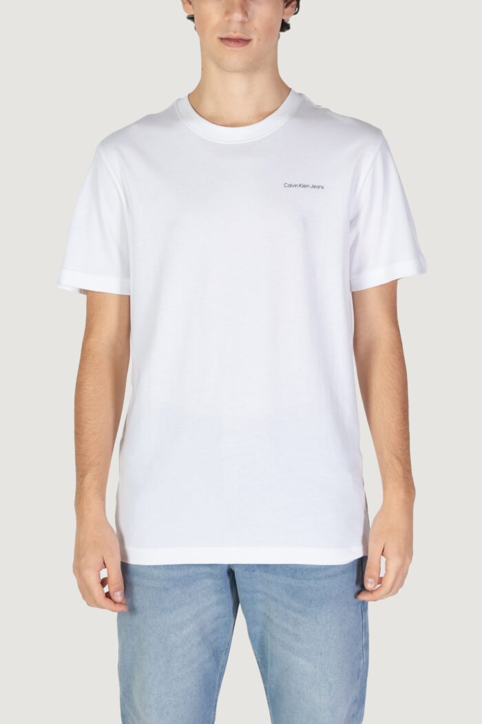 T-shirt Calvin Klein Jeans ck multibox tee Bianco