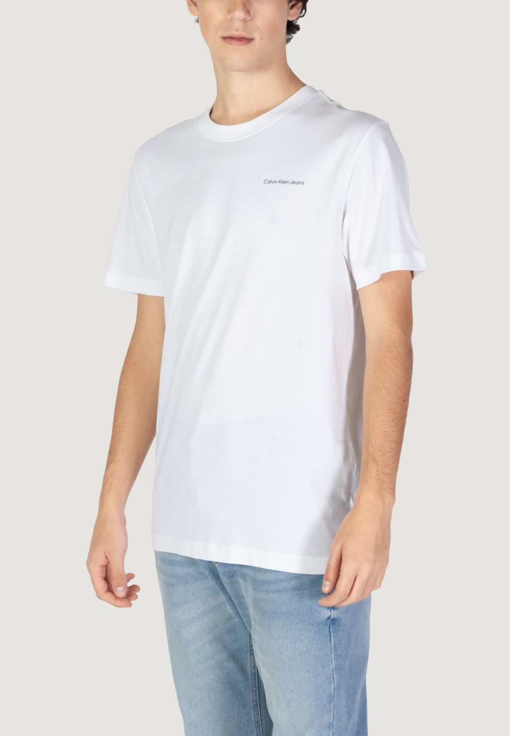 T-shirt Calvin Klein Jeans ck multibox tee Bianco - Foto 2