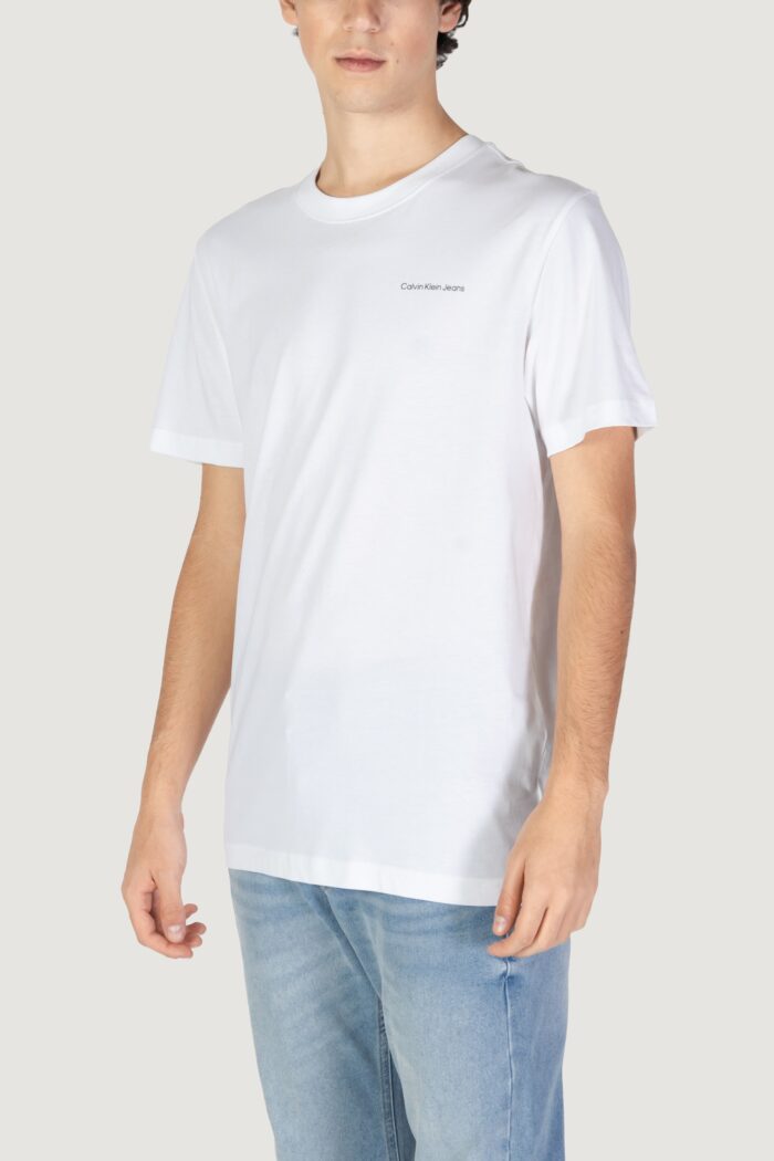 T-shirt Calvin Klein Jeans ck multibox tee Bianco