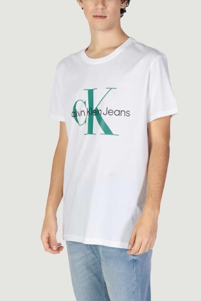 T-shirt Calvin Klein Jeans seasonal monologo Bianco