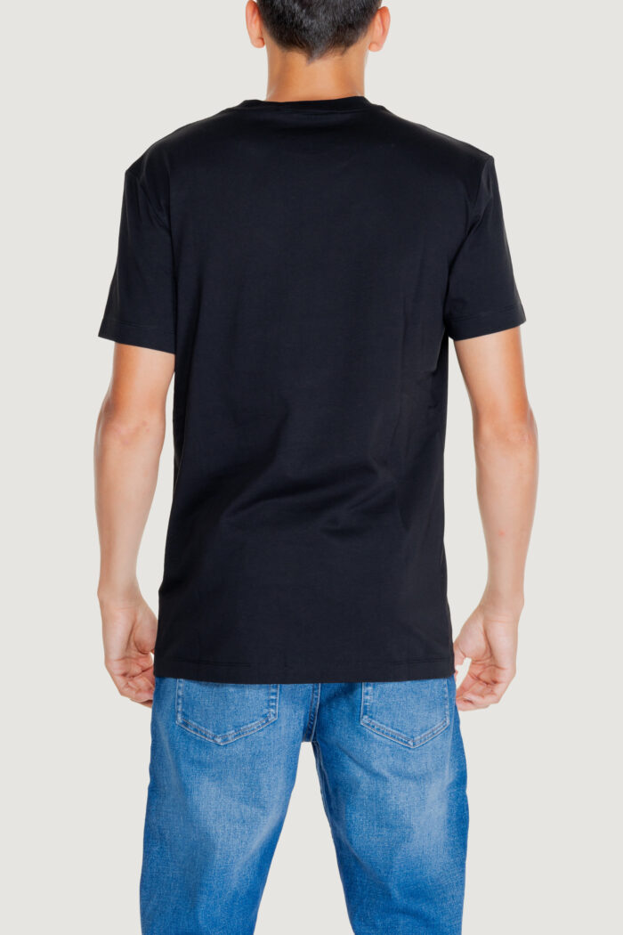 T-shirt Calvin Klein Jeans monologo applique Nero