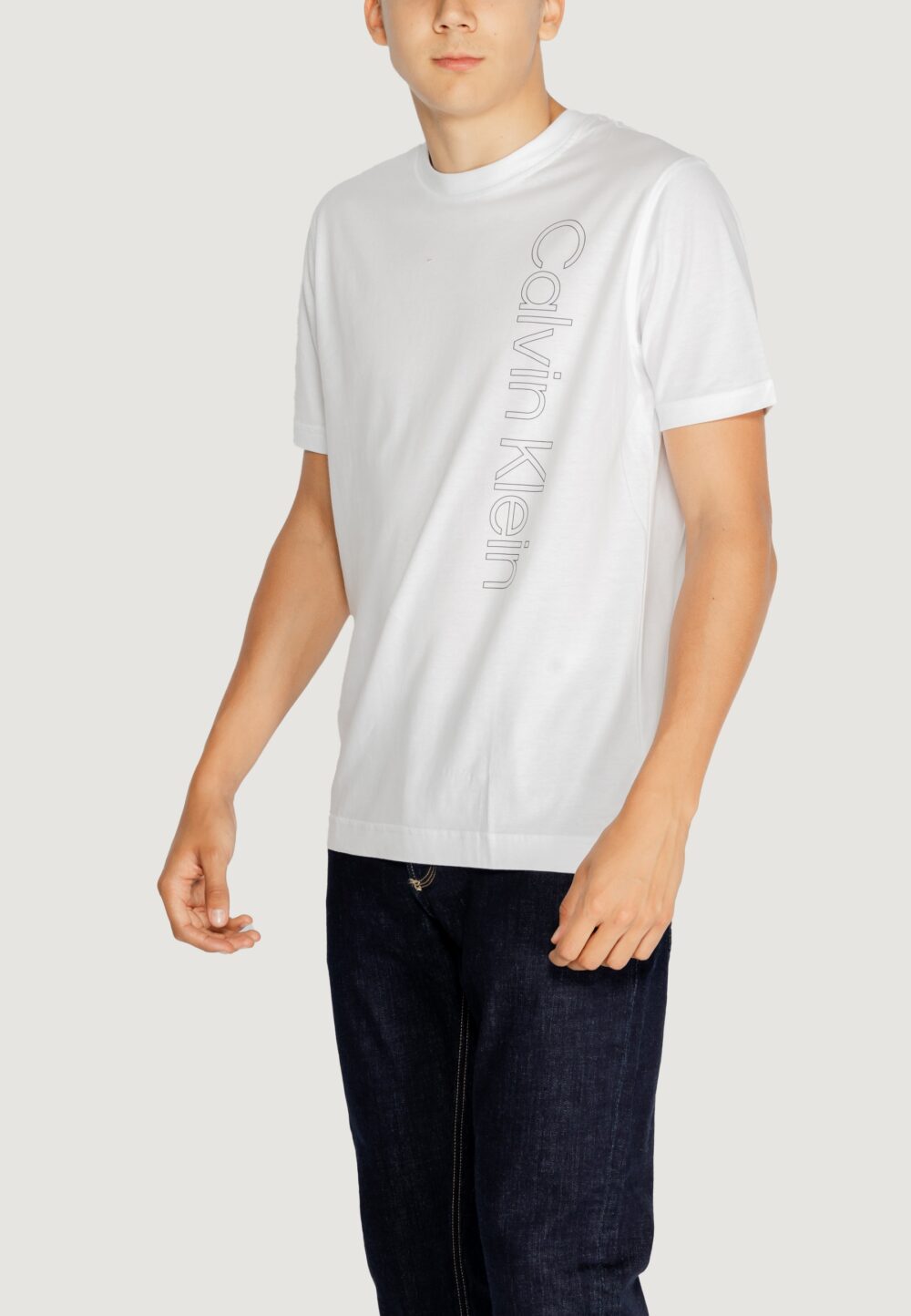 T-shirt Calvin Klein Sport pw - graphic s/s t-s Bianco - Foto 2