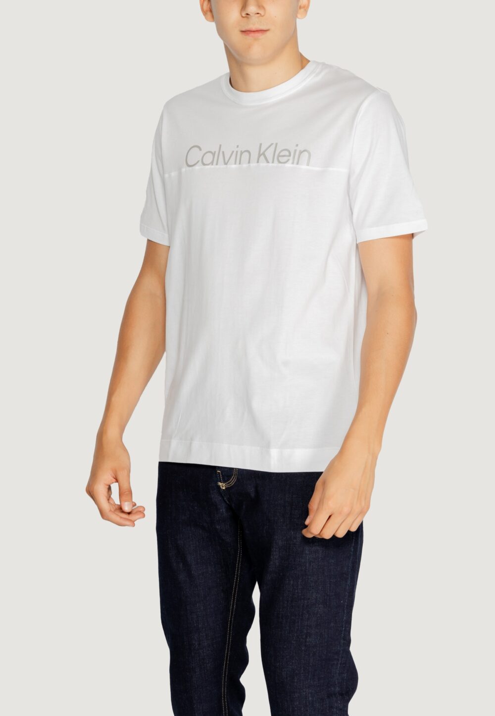 T-shirt Calvin Klein Sport pw - graphic s/s t-s Bianco - Foto 2