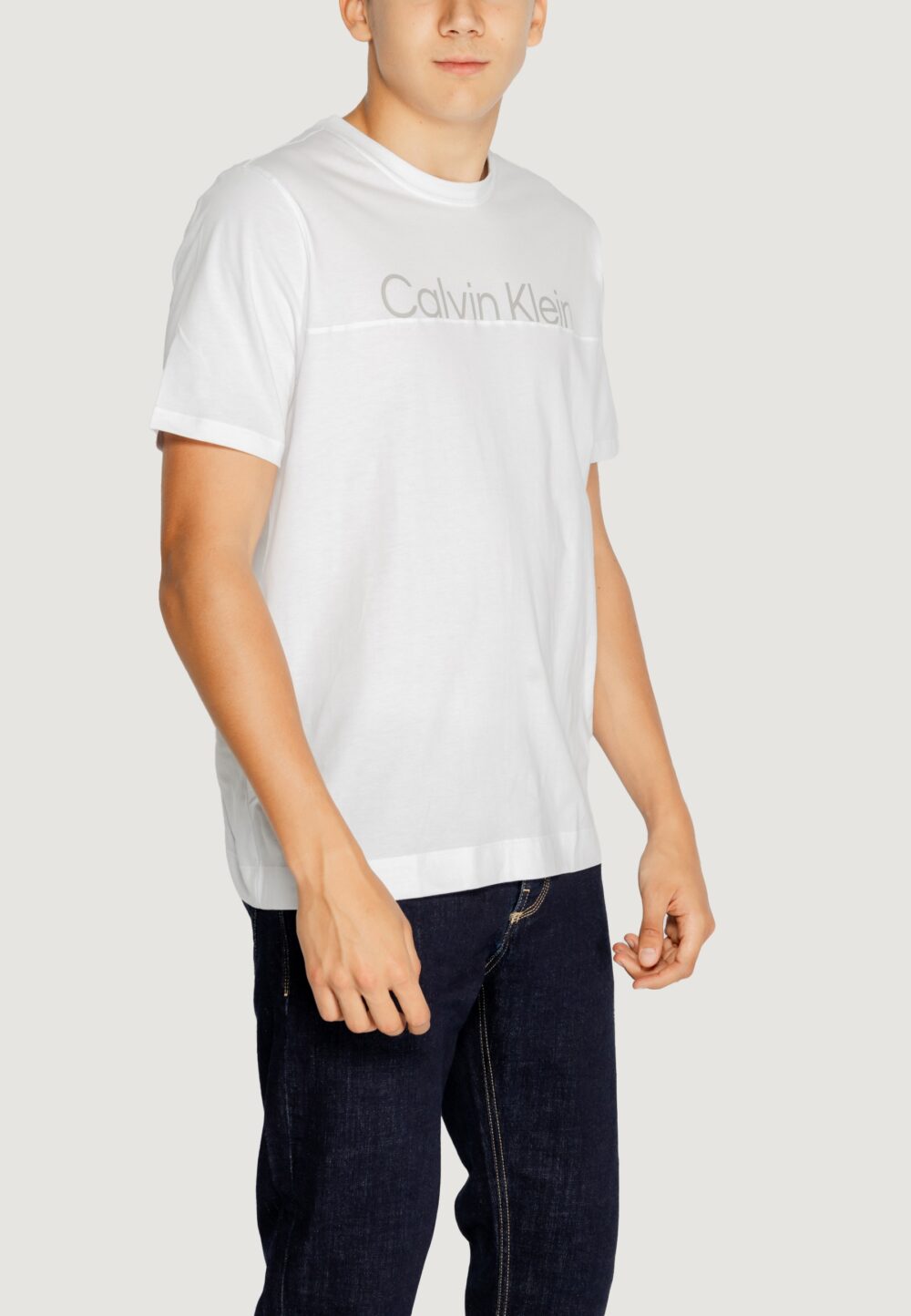 T-shirt Calvin Klein Sport pw - graphic s/s t-s Bianco - Foto 4