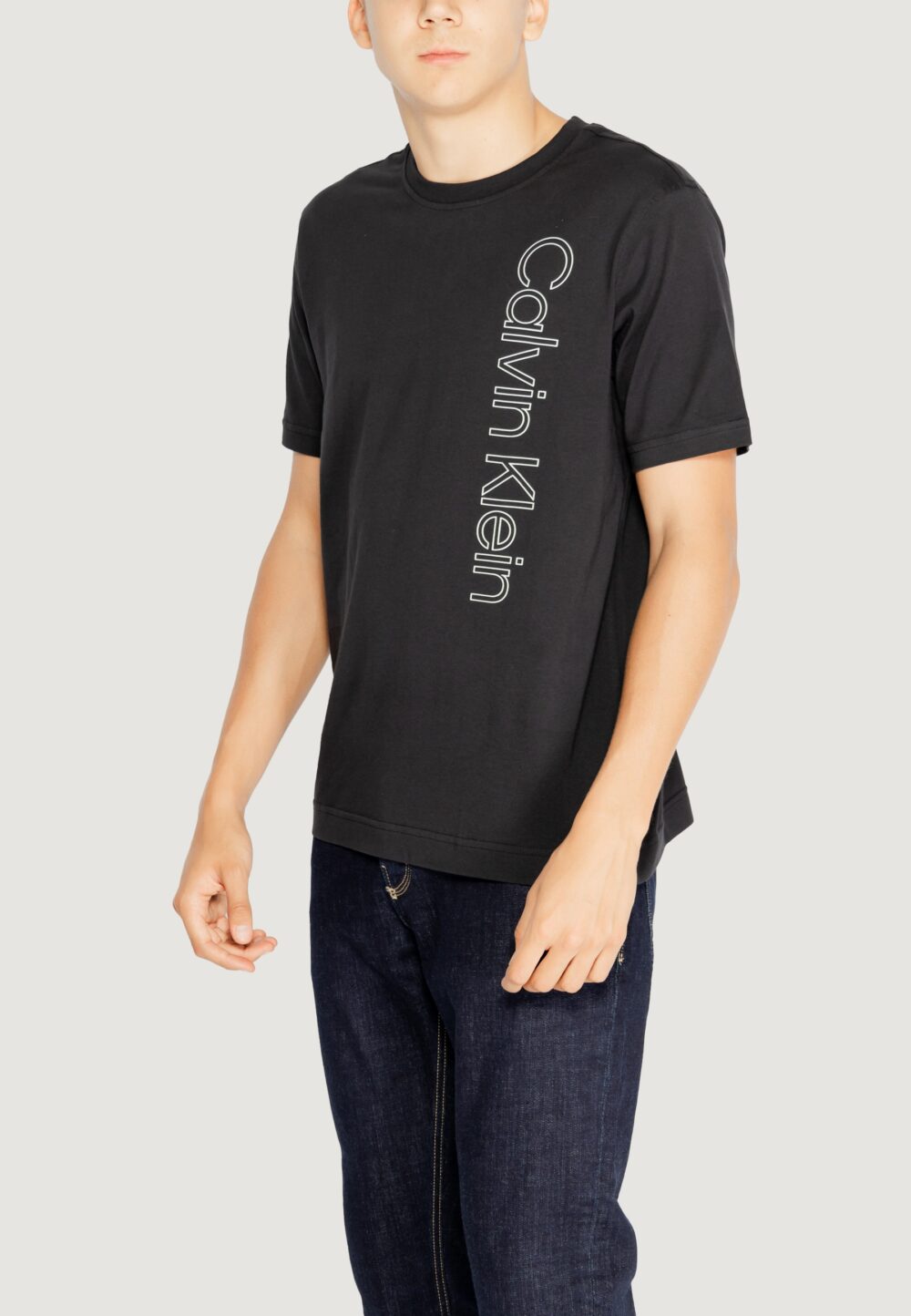 T-shirt Calvin Klein Sport pw - graphic s/s t-s Nero - Foto 2