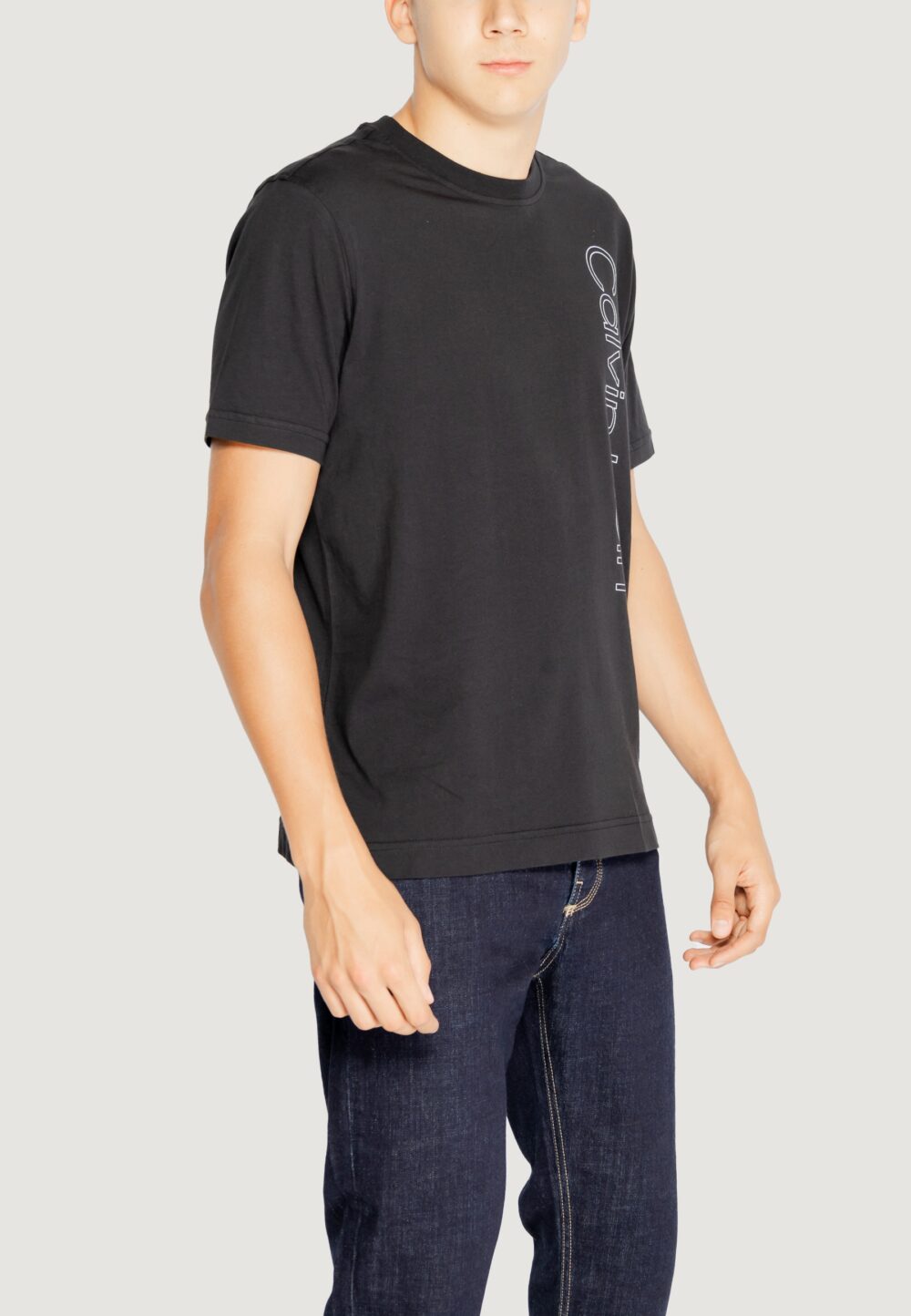 T-shirt Calvin Klein Sport pw - graphic s/s t-s Nero - Foto 4