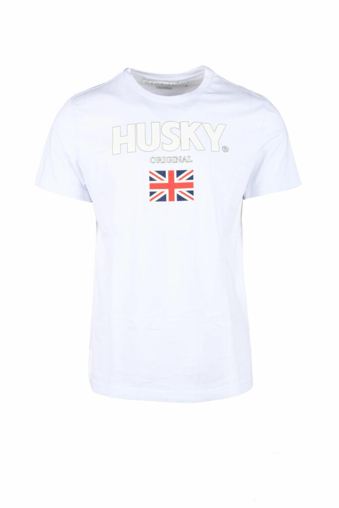 T-shirt HUSKY  Bianco