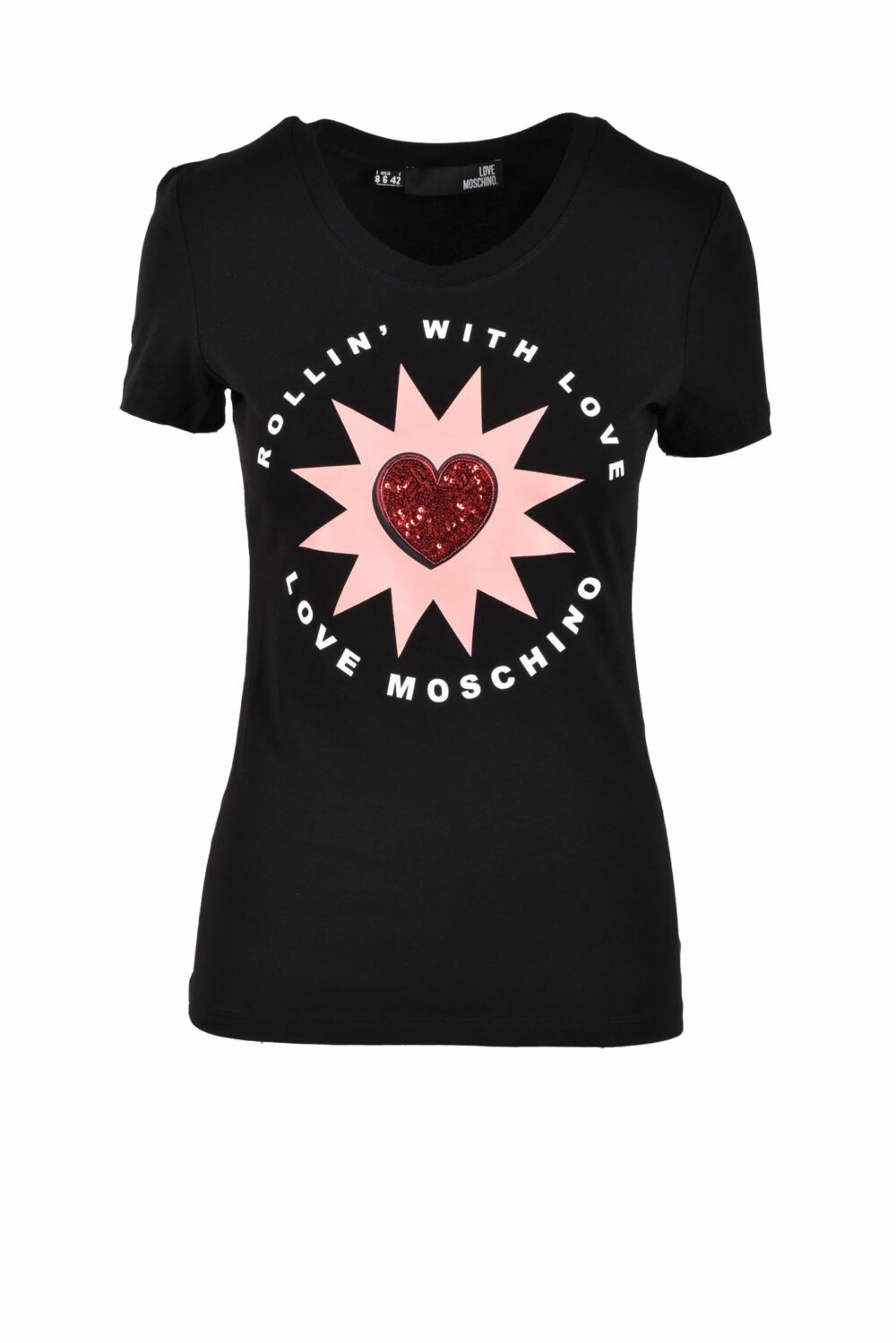 T-shirt Love Moschino Nero - Foto 1