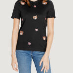 T-shirt Only onlkita life reg s/s bear top box csjrs Nero - Foto 1