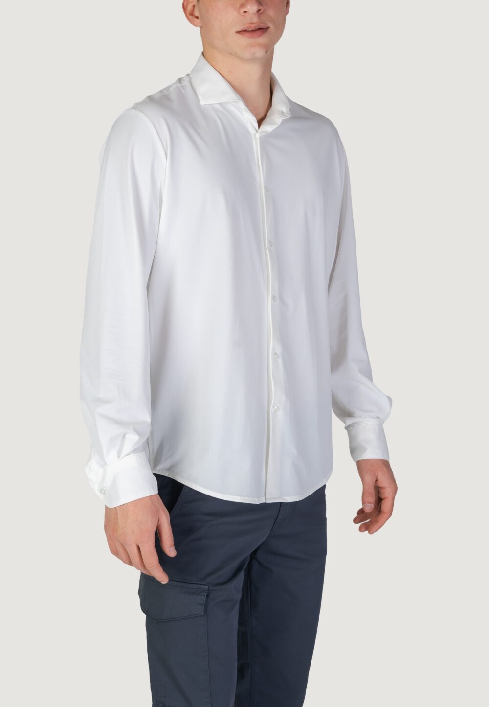 Camicia manica lunga FASHION BRAND Bianco - Foto 5