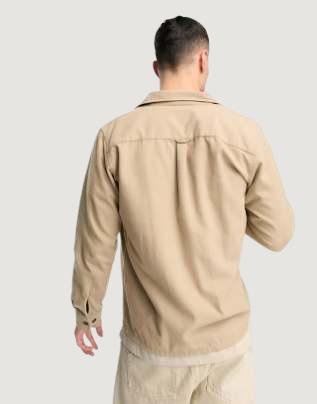 Giacchetto Jack Jones jjejay overshirt l/s sn Beige