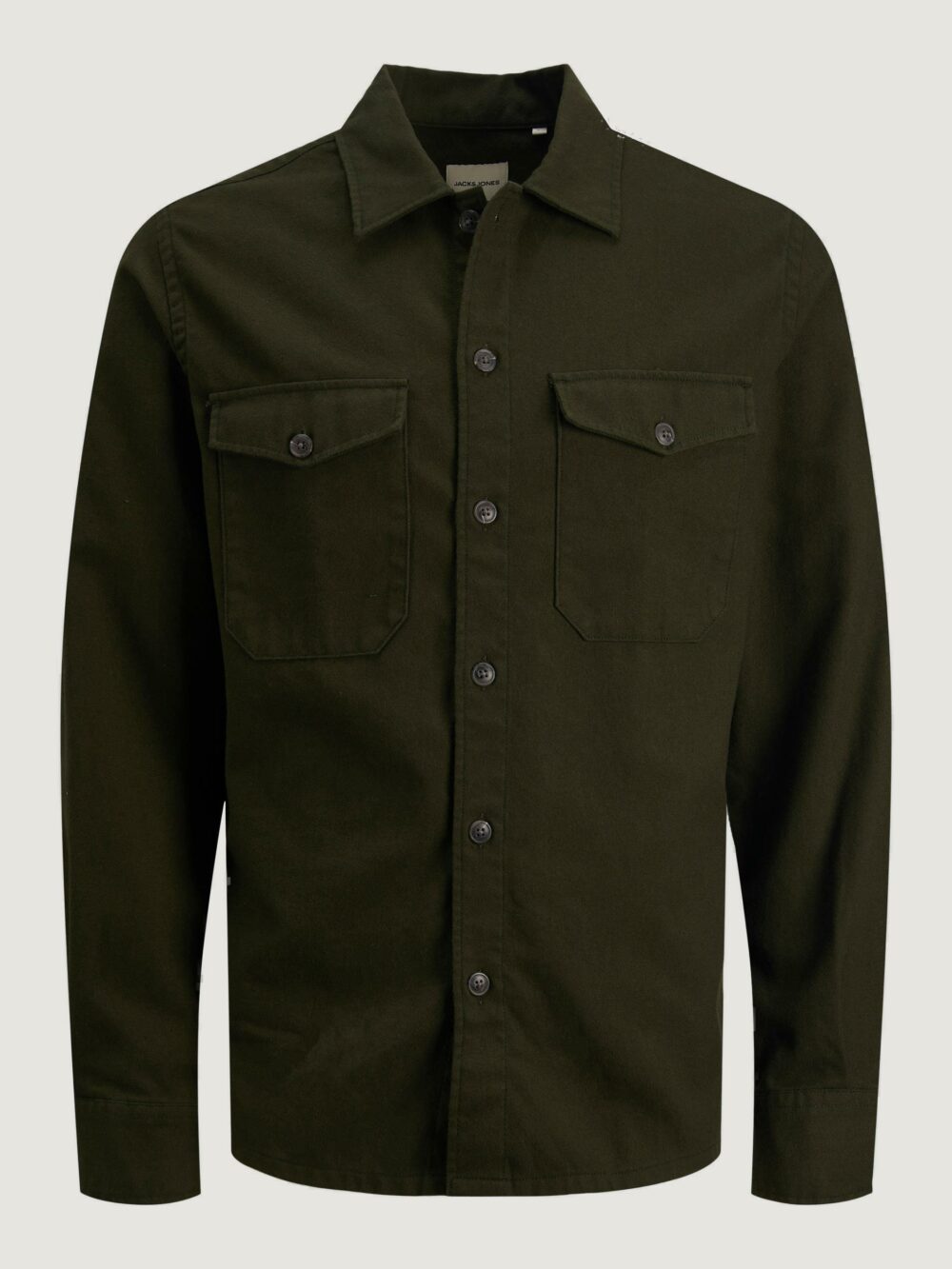 Camicia manica lunga Jack Jones jjejay overshirt l/s sn Verde Oliva - Foto 1