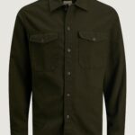 Camicia manica lunga Jack Jones jjejay overshirt l/s sn Verde Oliva - Foto 1