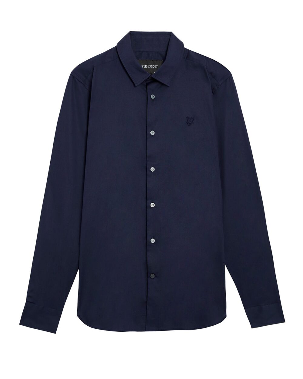 Camicia manica lunga Lyle & Scott Blue scuro - Foto 1