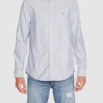 Camicia manica lunga Tommy Hilfiger solid heritage oxford Blu - Foto 1