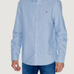 Camicia manica lunga Tommy Hilfiger Jeans entry reg oxford Blu - Foto 1