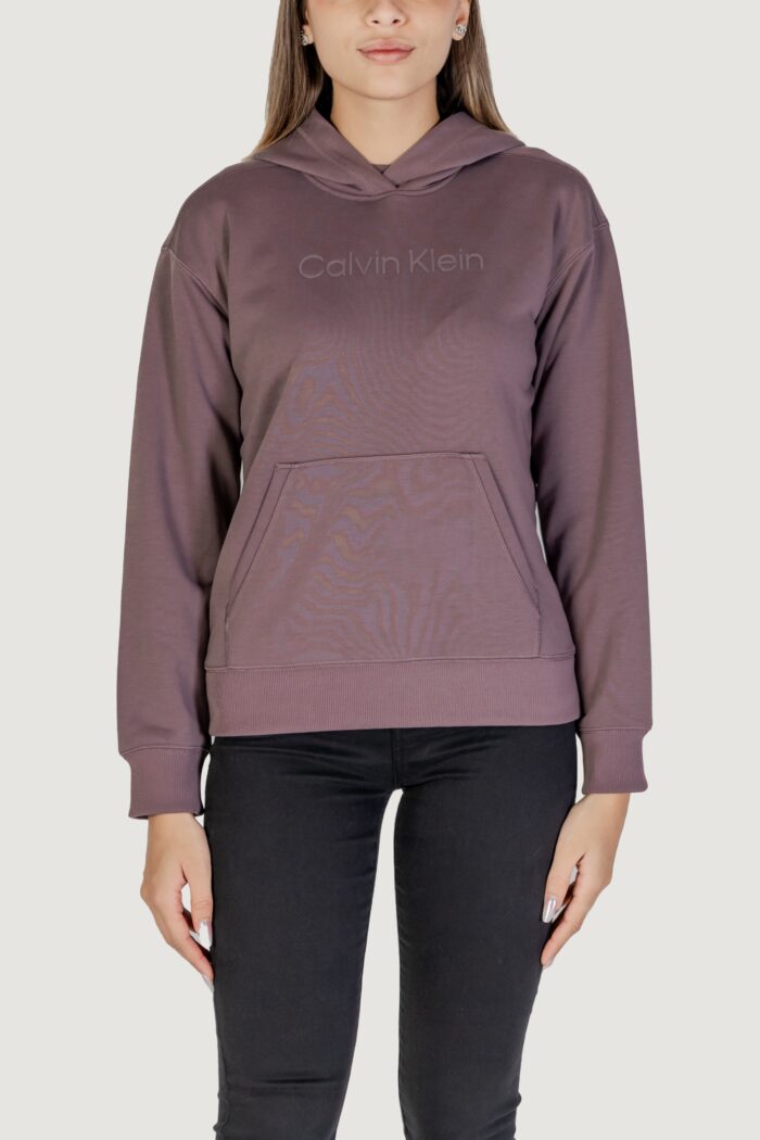 Felpa con cappuccio Calvin Klein Sport pw – pullover Viola