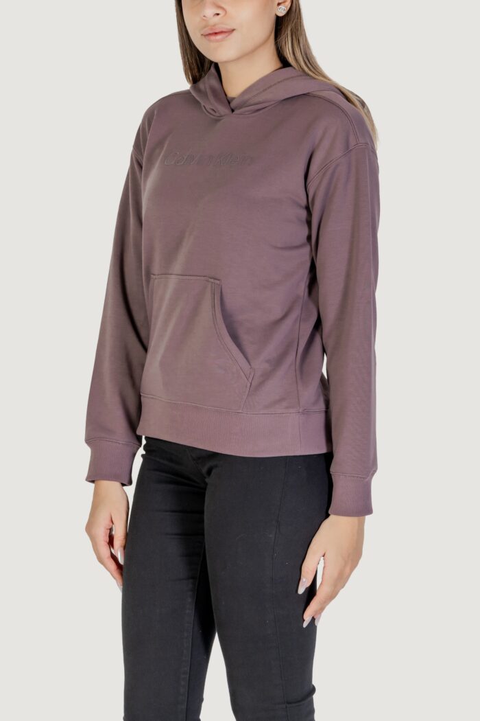 Felpa con cappuccio Calvin Klein Sport pw – pullover Viola