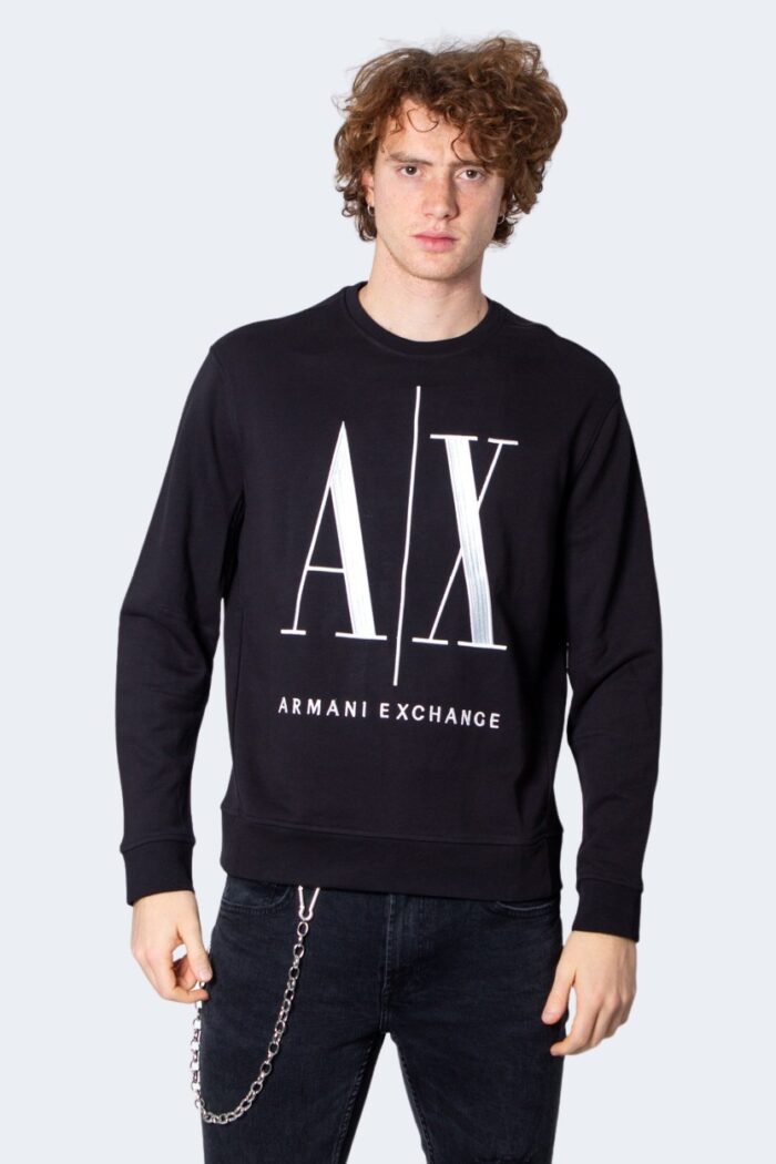 Felpa senza cappuccio Armani Exchange  Nero