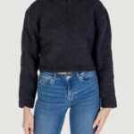 Felpa senza cappuccio Calvin Klein Sport pw - sherpa 1/2 zip Nero - Foto 1