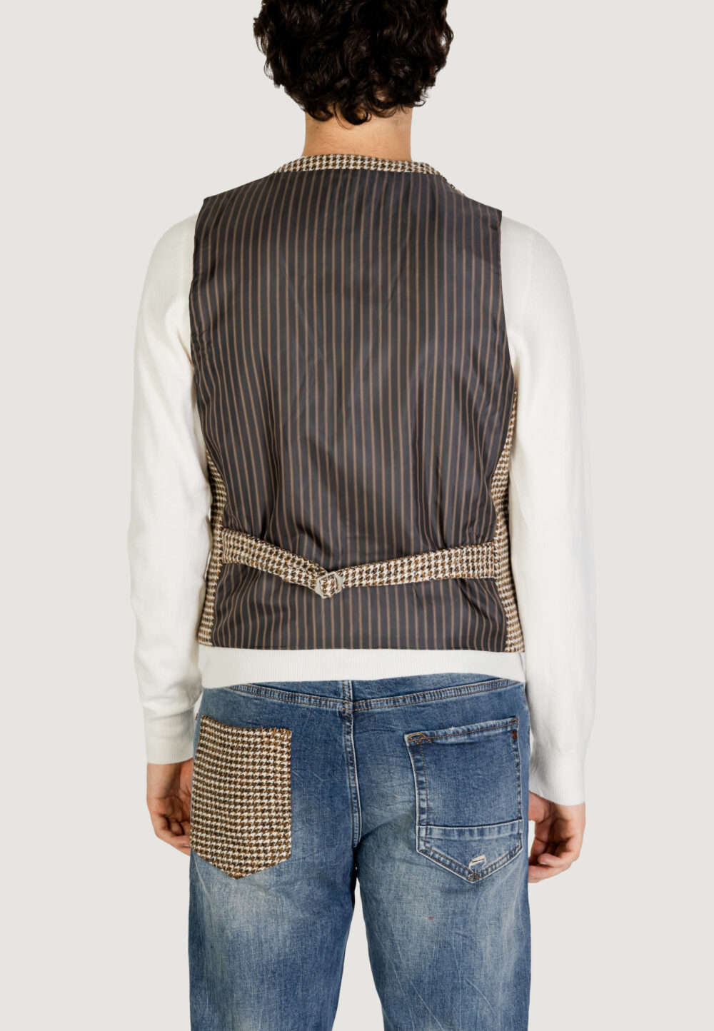 Gilet Casual Gianni Lupo Beige scuro - Foto 3