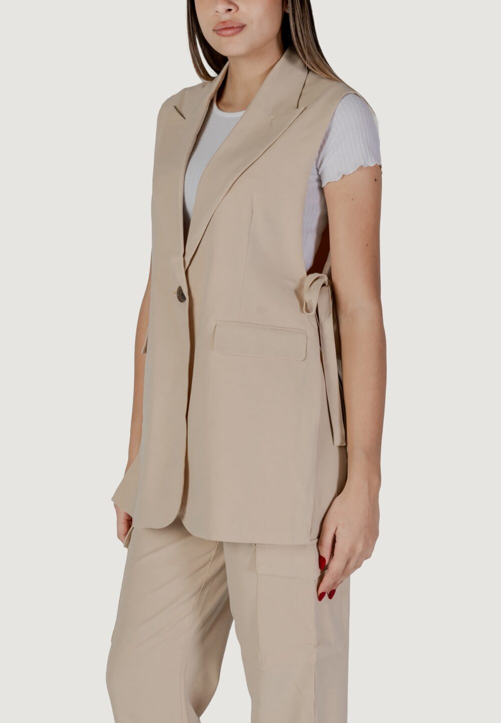 Gilet da completo B.YOUNG bydanta lo waistcoat Beige chiaro - Foto 2