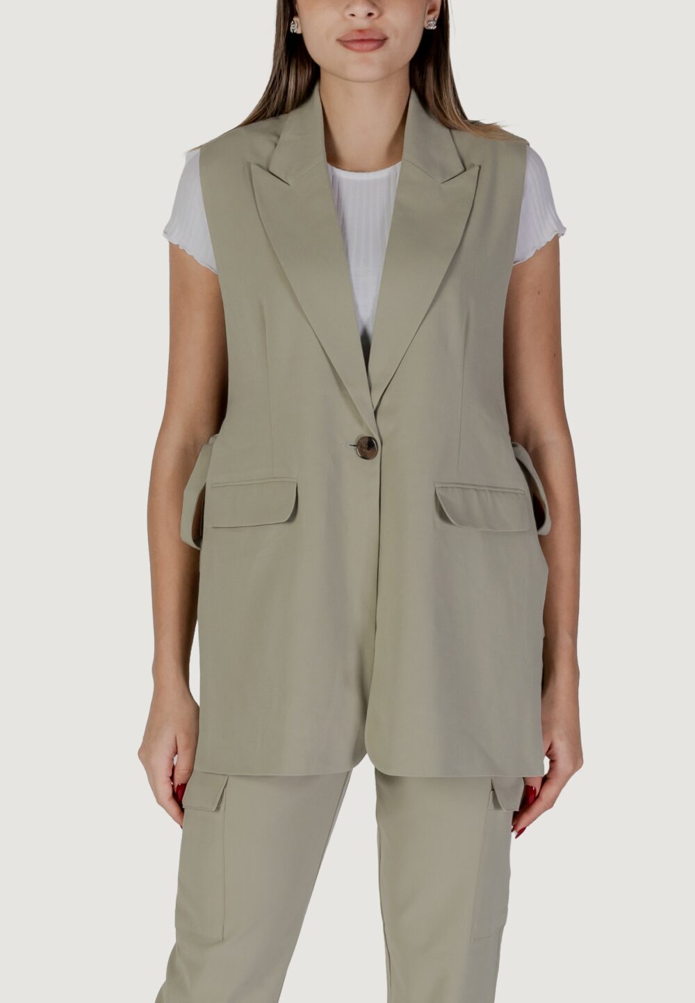 Gilet da completo B.YOUNG bydanta lo waistcoat VERDE SALVIA - Foto 1