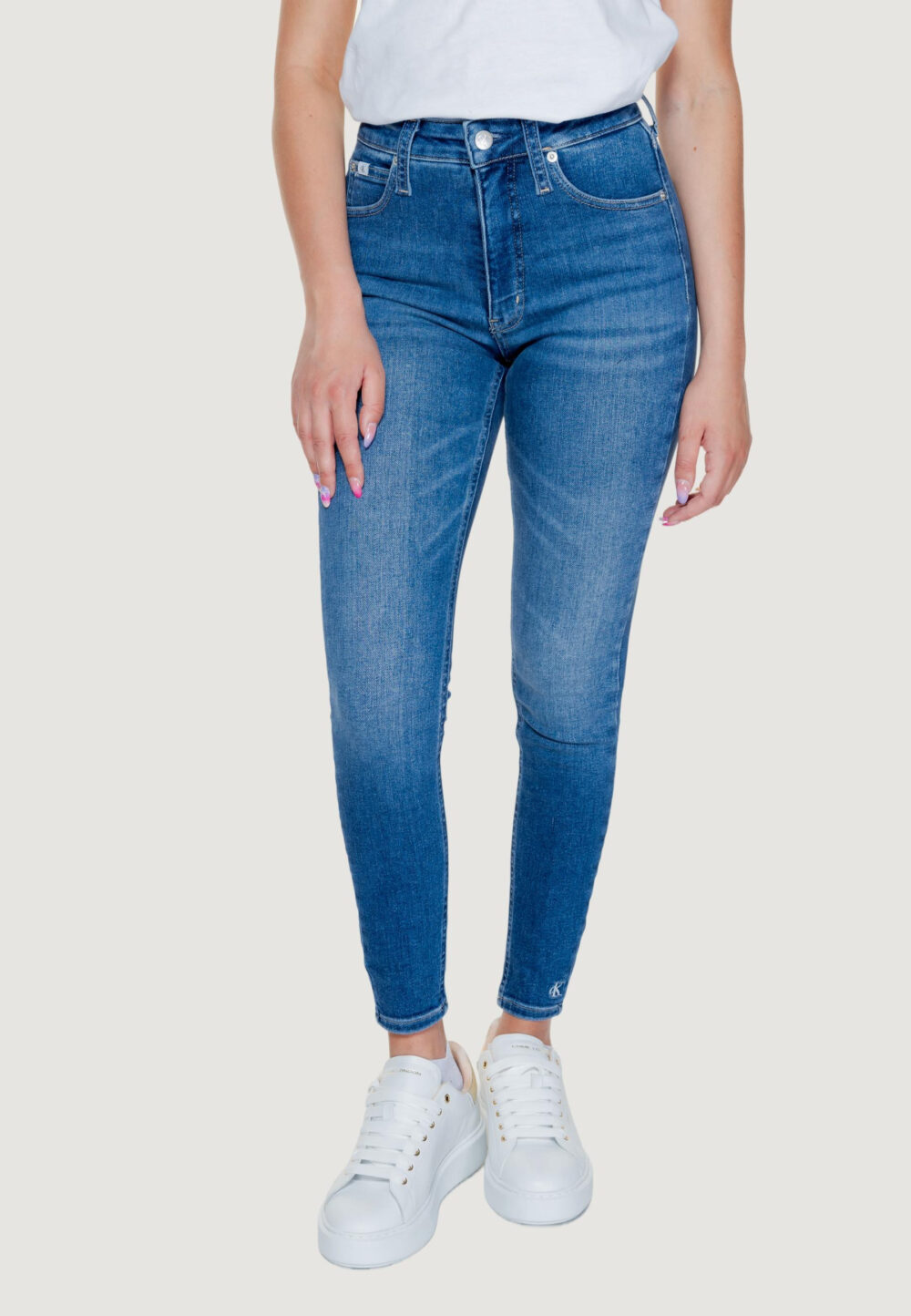 Jeans skinny Calvin Klein Jeans high rise super Denim - Foto 1