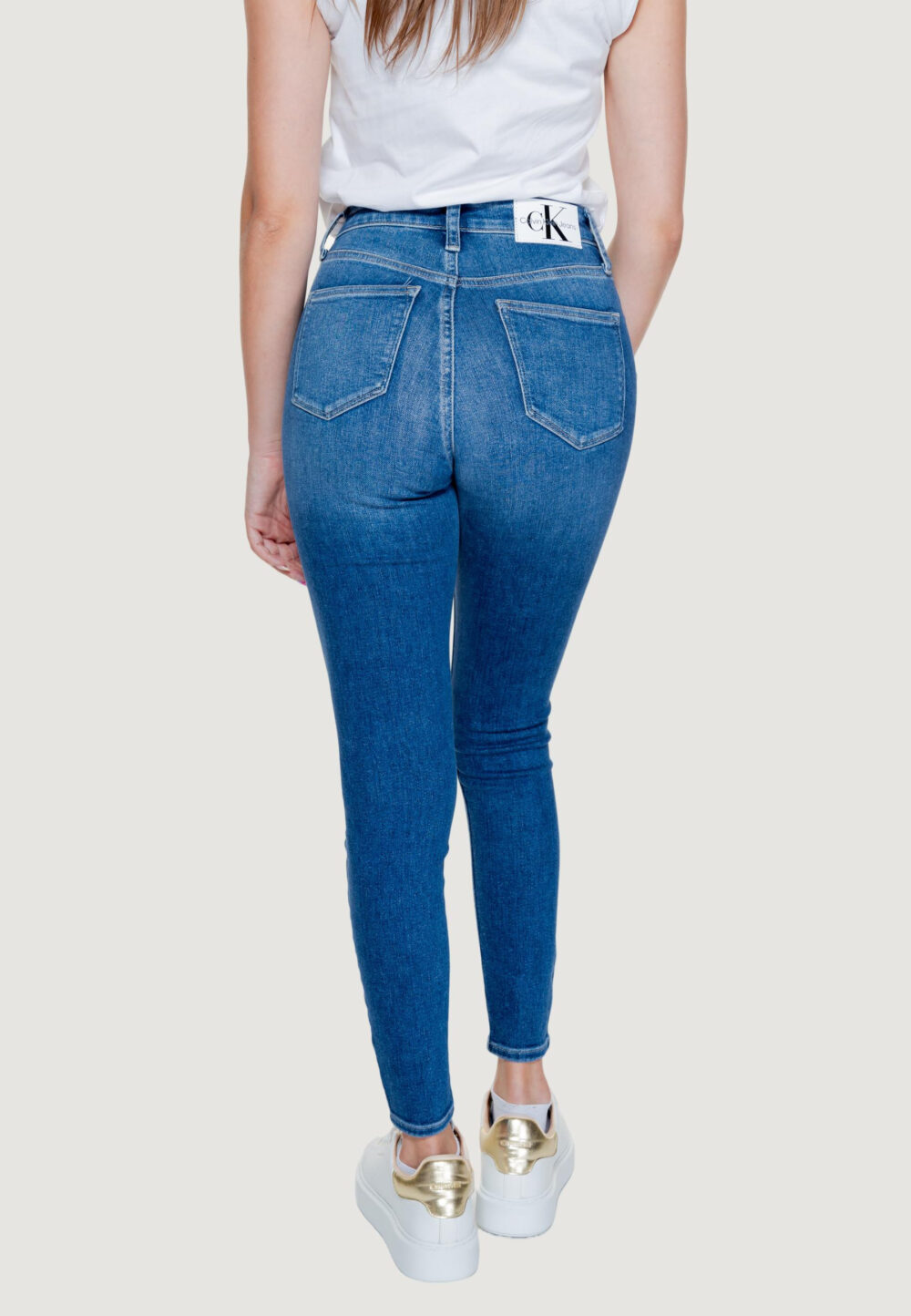 Jeans skinny Calvin Klein Jeans high rise super Denim - Foto 3