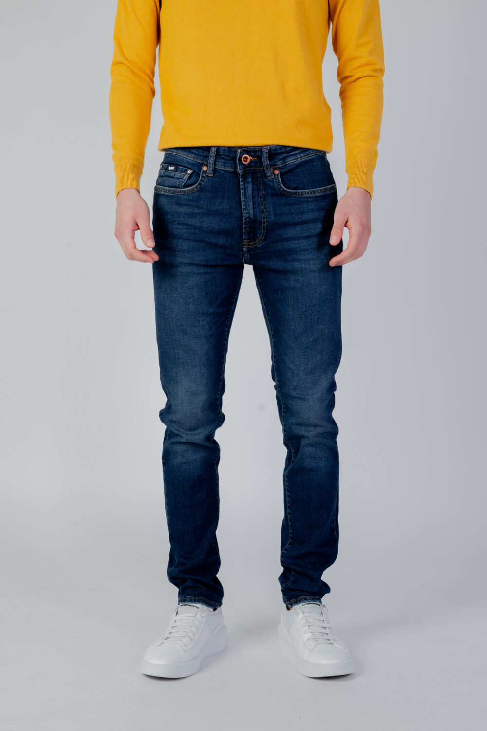 Jeans skinny GAS sax zip rev Denim - Foto 8