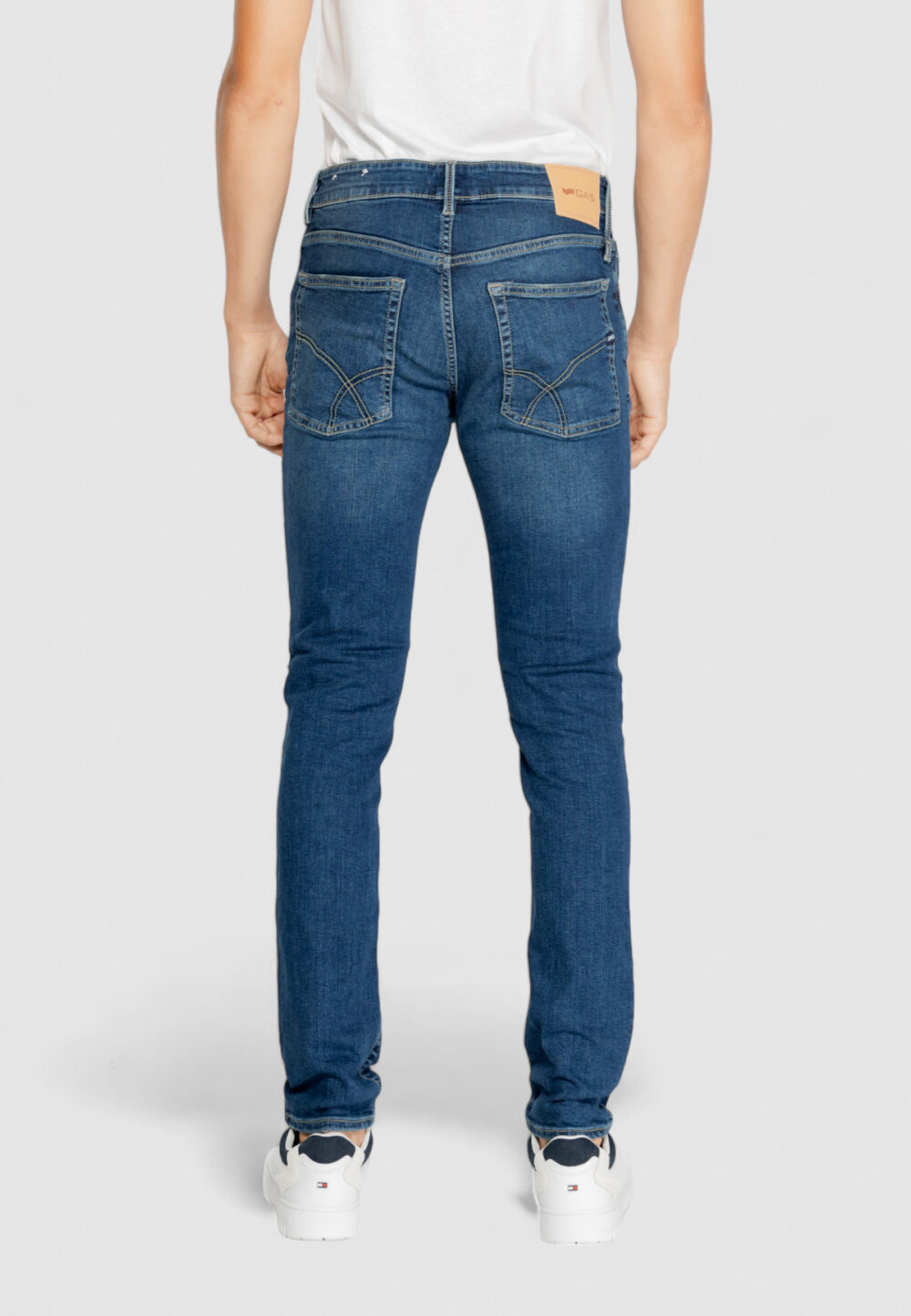 Jeans skinny GAS sax zip rev Denim - Foto 2