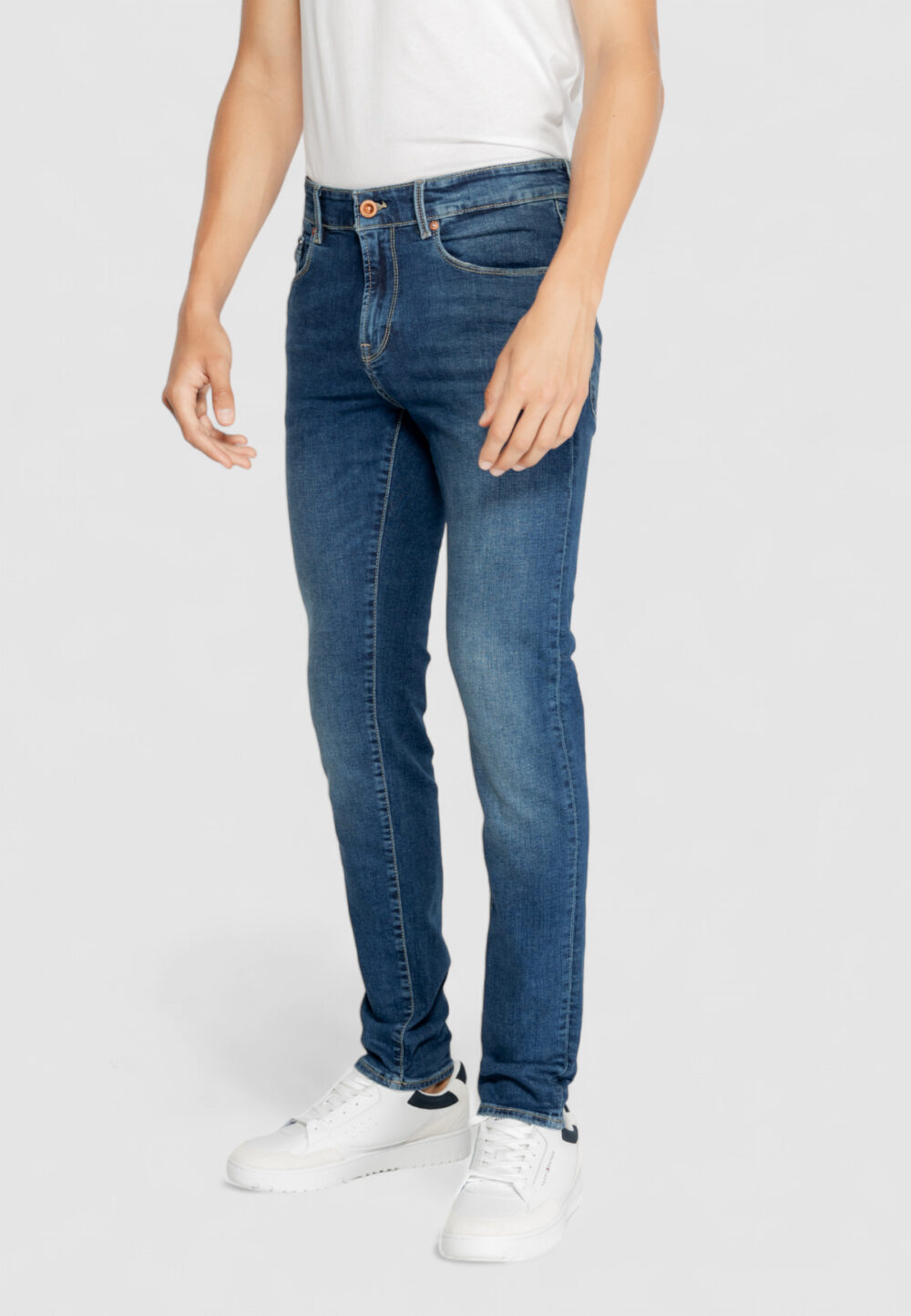 Jeans skinny GAS sax zip rev Denim - Foto 3