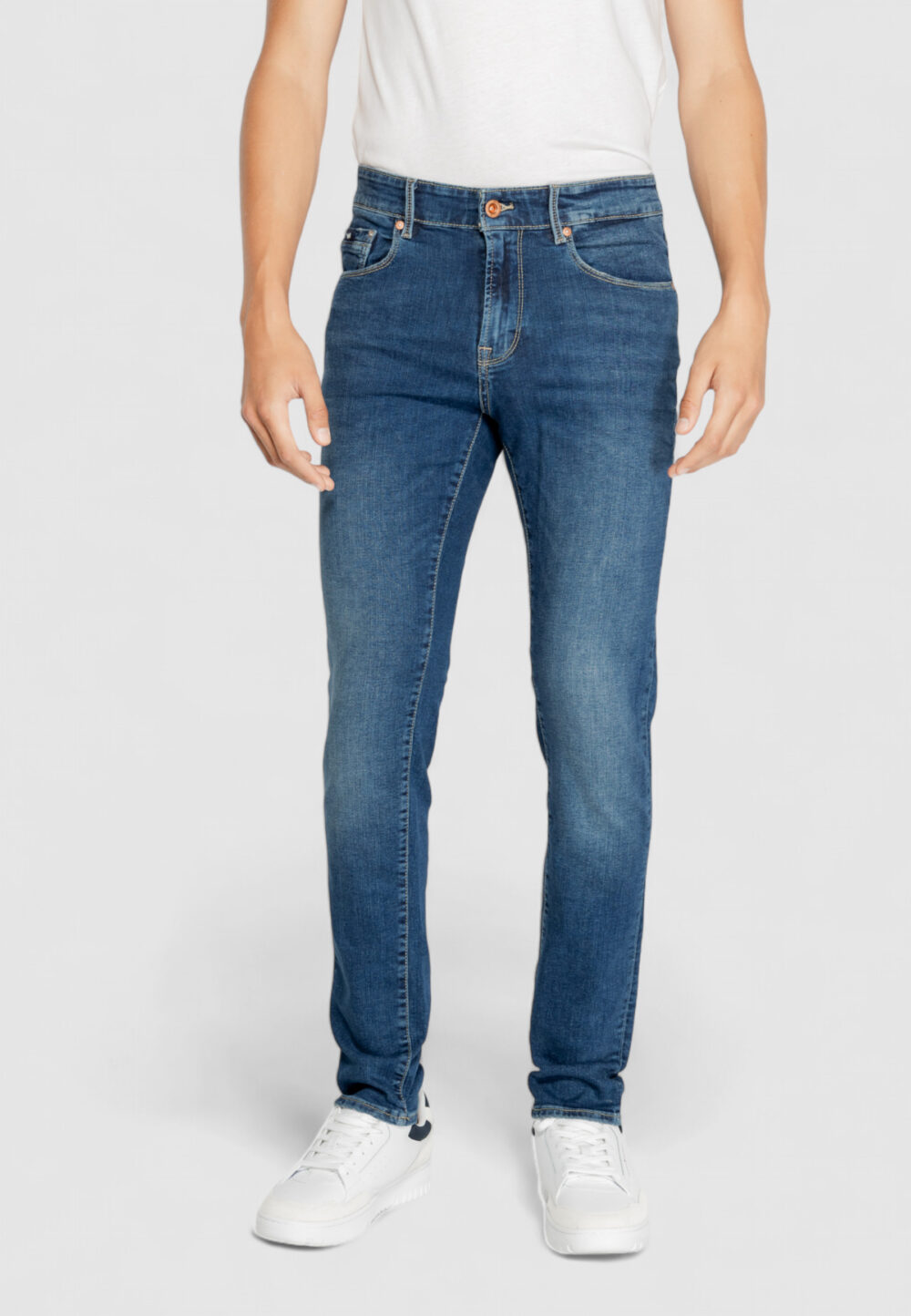 Jeans skinny GAS sax zip rev Denim - Foto 4