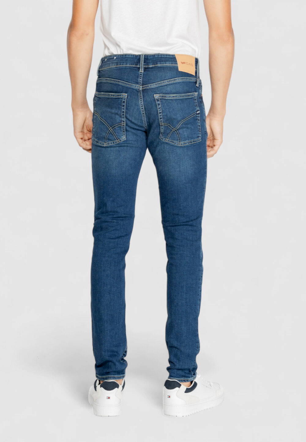 Jeans skinny GAS sax zip rev Denim - Foto 5