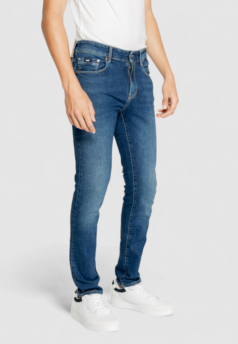 Jeans skinny GAS sax zip rev Denim - Foto 6