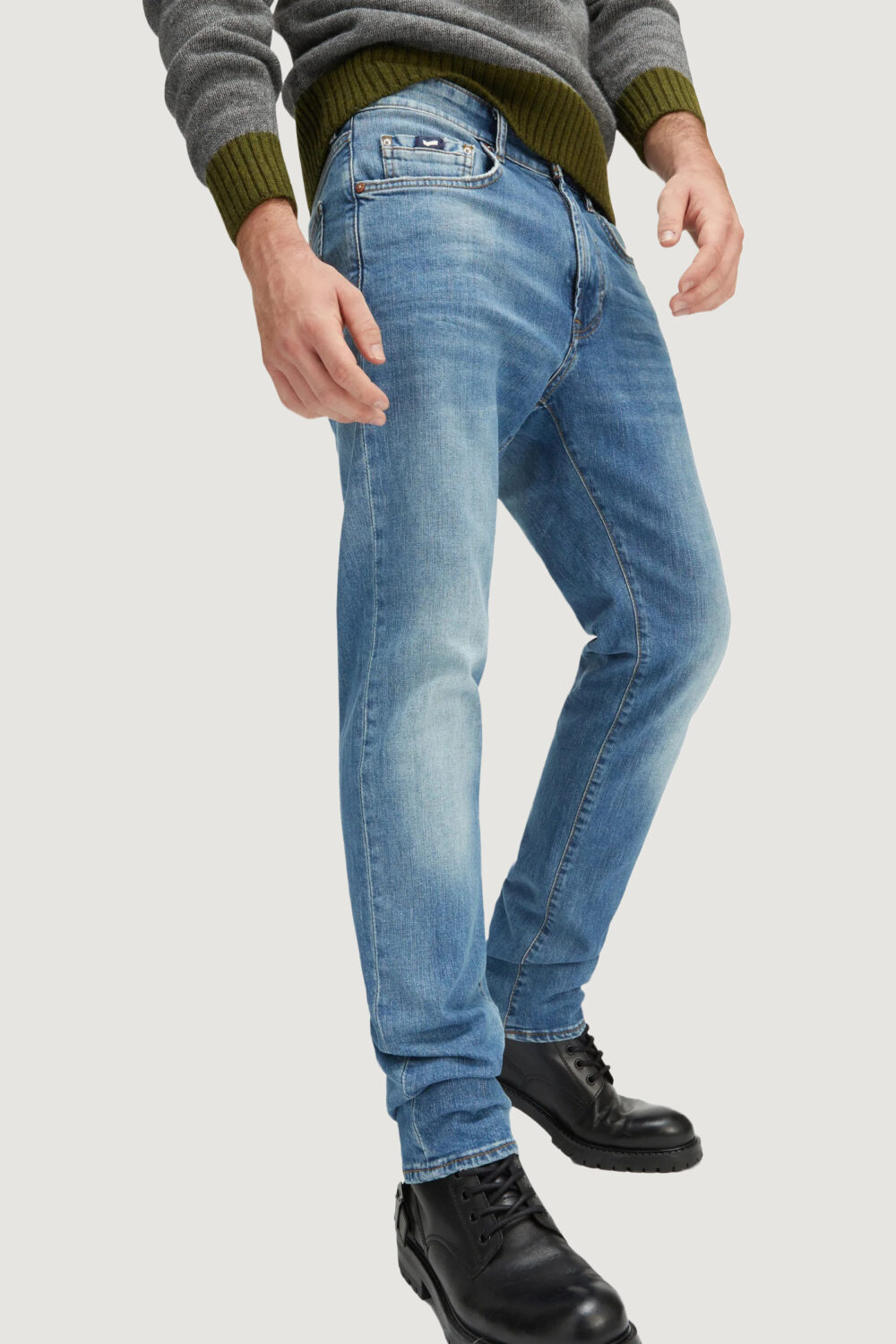 Jeans slim GAS albert simple rev Denim chiaro - Foto 1